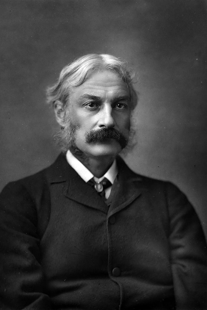 Picture of Andrew Lang. The copyright situation of this work is theoretically uncertain, because in the country of origin copyright lasts 70 years after the death of the author, and the date of the author's death is unknown. However, the date of creation of the work was over 120 years ago, and it is thus a reasonable assumption that the copyright has expired.