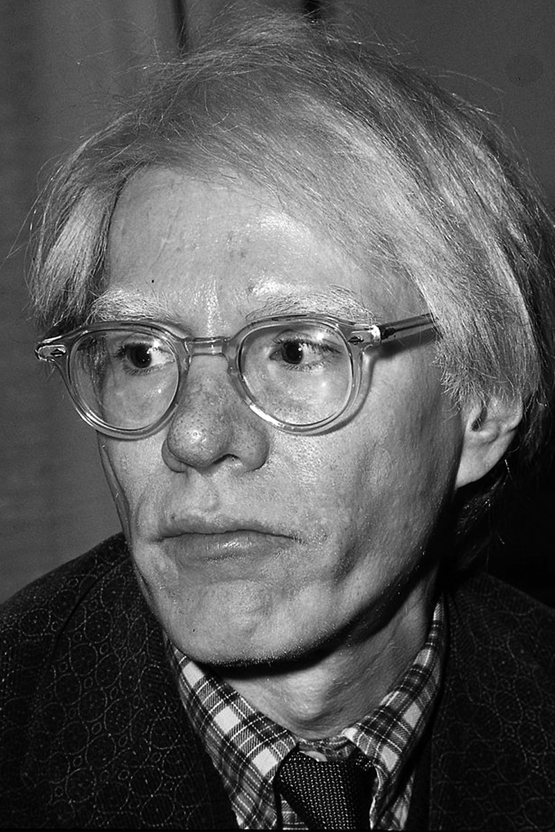 Picture of Andy Warhol. The country of origin of this photograph is Italy. It is in the public domain there because its copyright term has expired. According to Law for the Protection of Copyright and Neighbouring Rights n.633, 22 April 1941 and later revisions.