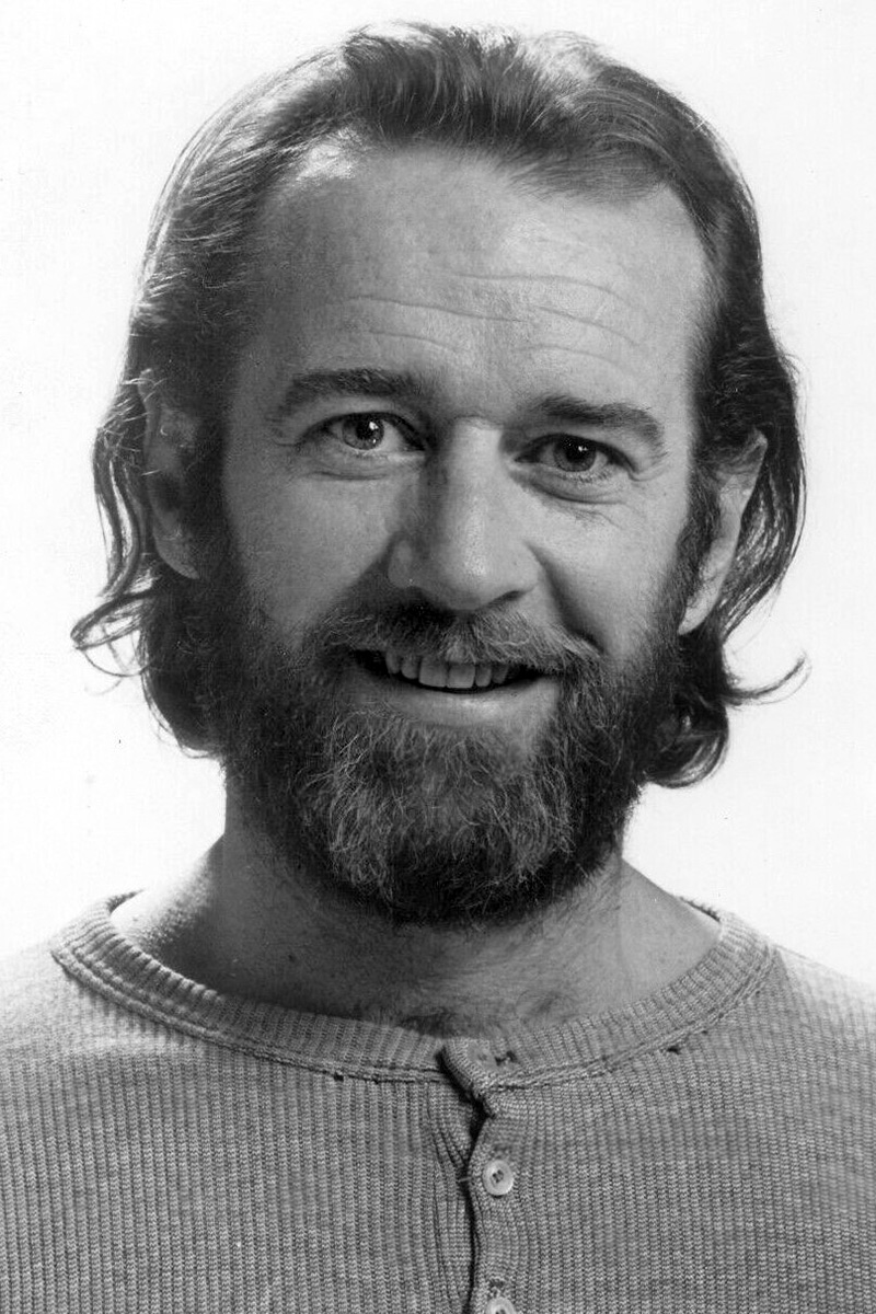 Picture of George Carlin. This work is in the public domain in the United States because it was published in the United States between 1927 and 1977, inclusive, without a copyright notice. 