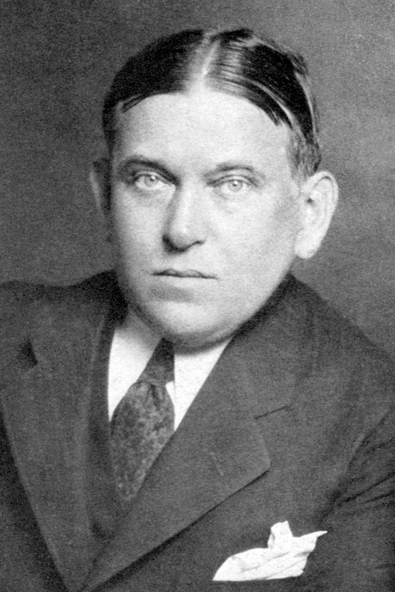 Picture of H.L. Mencken. This work is in the public domain because it was published in the United States between 1927 and 1963, and although there may or may not have been a copyright notice, the copyright was not renewed.