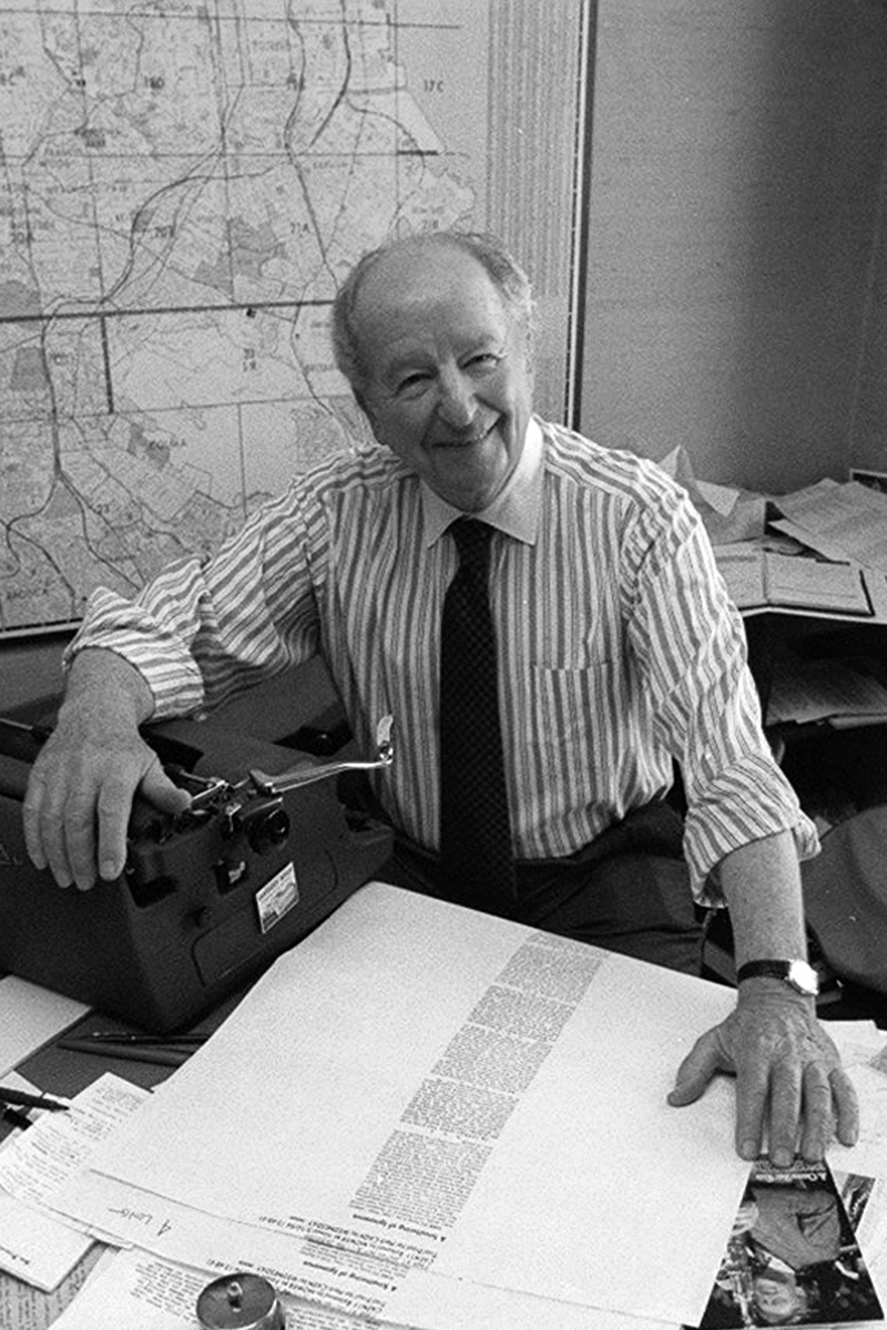 Picture of Herb Caen. Author: Nancy Wong