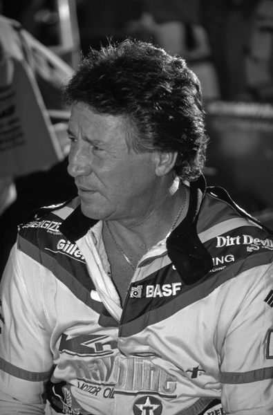 Picture of Mario Andretti. Mario Andretti at the 1991 United States Grand Prix in Phoenix, Arizona. Picture by Stuart Seeger.