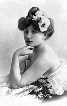 Picture of Colette. Sidone Gabrielle Colette in 1890(?)