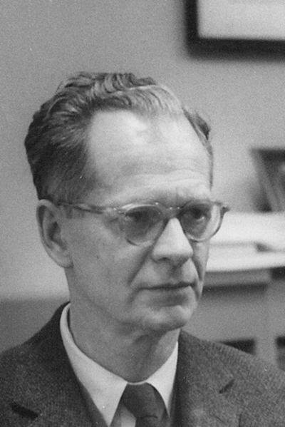 Picture of B.F. Skinner. B.F. Skinner at the Harvard Psychology Department, circa 1950