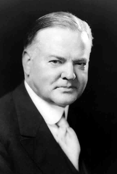 Picture of Herbert Hoover. Herbert C. Hoover, 1928? Credit: Library of Congress