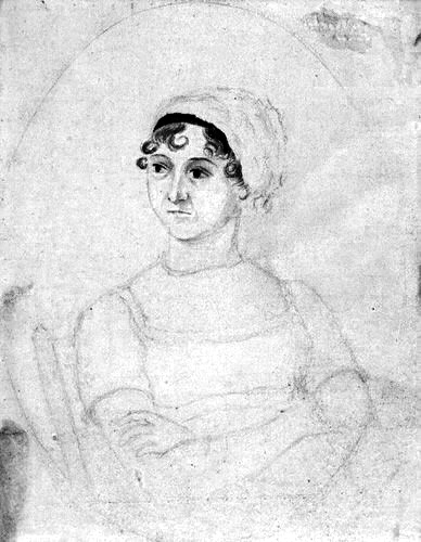 Picture of Jane Austen. Portrait of Jane Austen (c. 1810) by her sister Cassandra Austen (1773-1845). Watercolor and pencil. National Portrait Gallery, London: NPG 3630