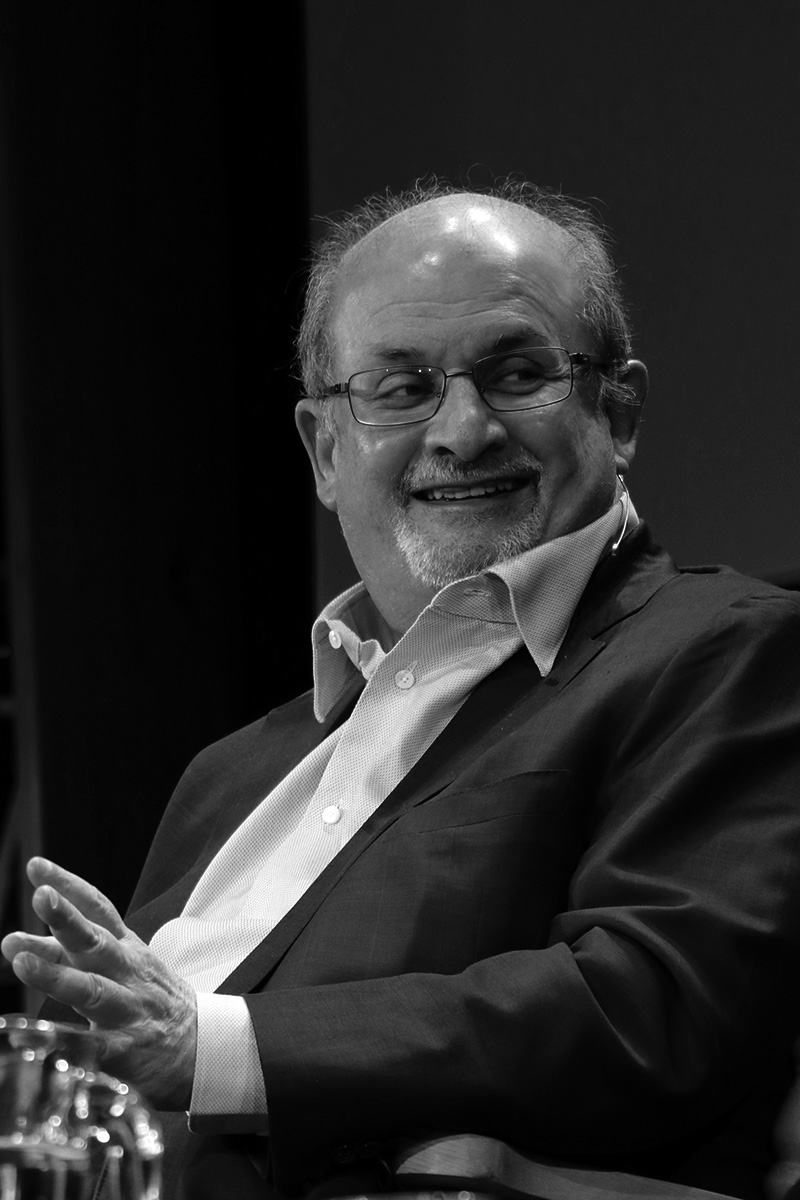 Picture of Salman Rushdie. This file is licensed under the Creative Commons Attribution-Share Alike 3.0 Unported licence.